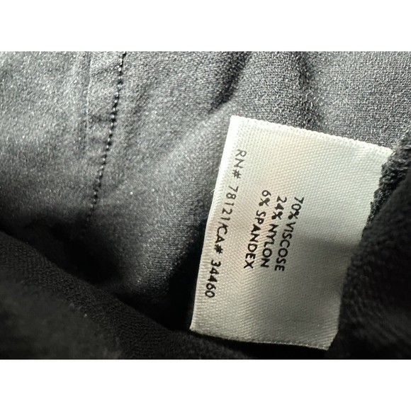 Eileen Fisher Women Size S Small Pull On Black Pants Viscose Blend - Picture 3 of 6